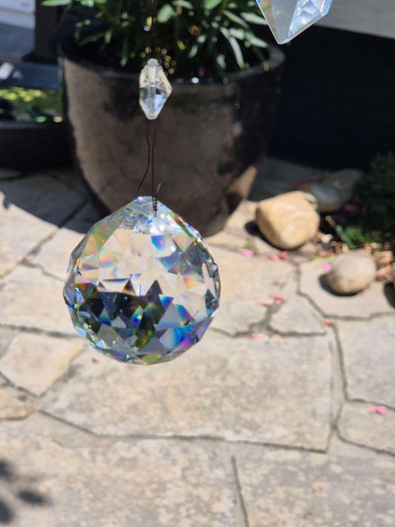 Image 1 of Originele Domicil kroonluchter "Tredo" - Murano glas & gouden accenten