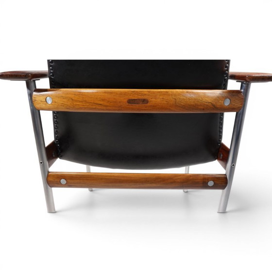 Image 1 of Leren fauteuil van Sven Ivar Dysthe voor Dokka Møbler, 1960