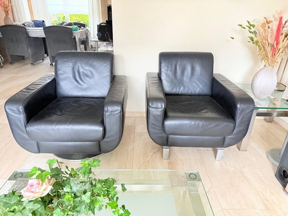 Image 1 of Canapé en cuir longue durée