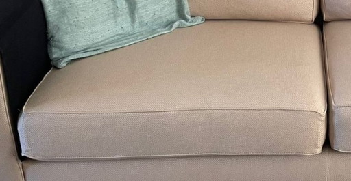 Hans Kaufeld Sofa, Armchair and Hocker HK 2005 Reno