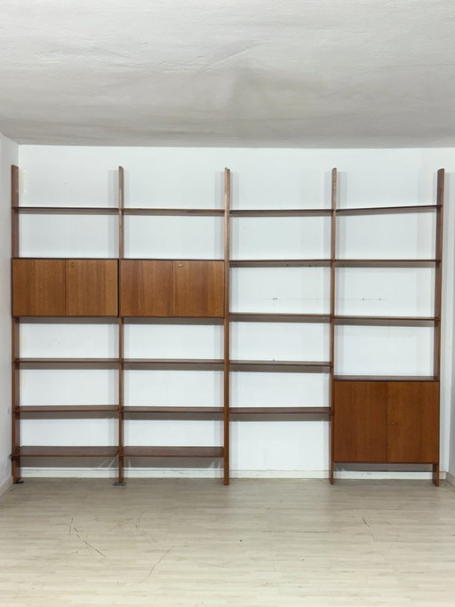 Modulares Mid-Century Wandregal von interna / Teak-Regalsystem 60er Jahre – wandrek, Wood (photo 2 of 21)