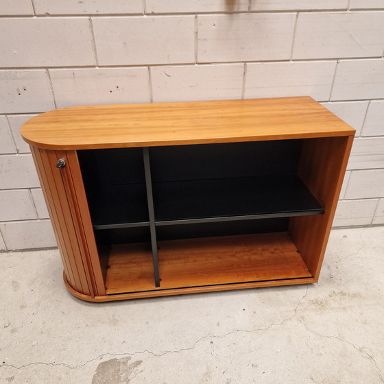 Image 1 of Vintage bar  drankkast barkast roldeurkast kantoorkast