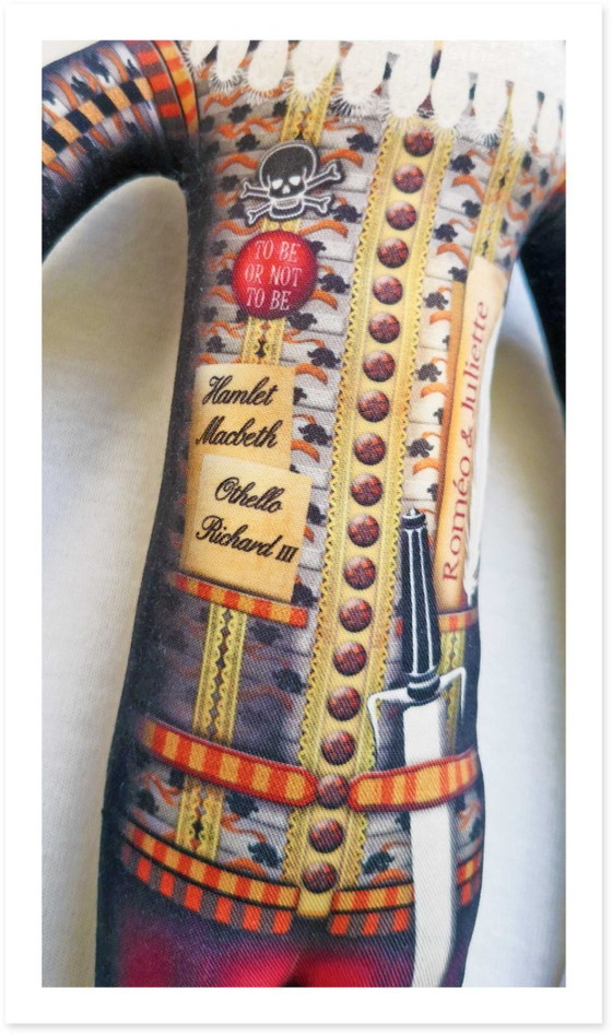 Image 1 of William Shakespeare Gift | English Teacher Gift | Shakespeare Art Doll Collectible | Literature Classroom Decor