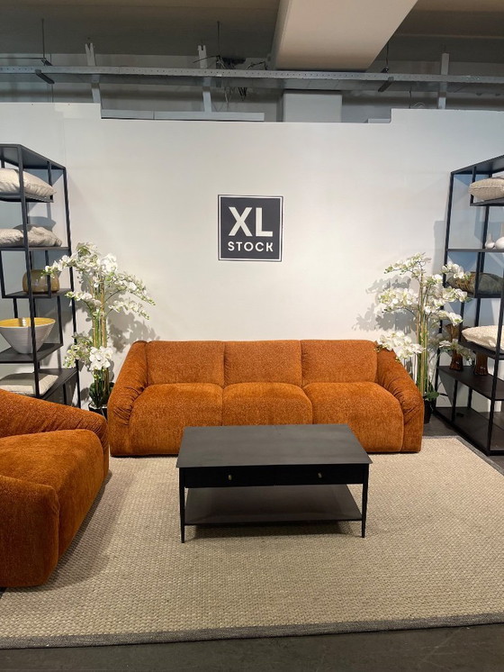 Image 1 of XL STOCK orange sofa with armchair