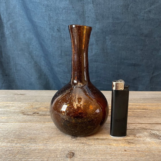 Image 1 of Schaumglas Vase braun