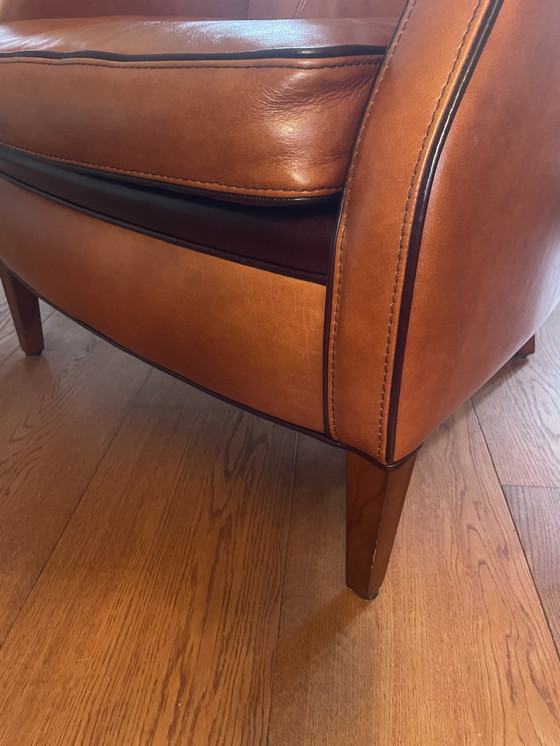 Image 1 of Sessel Agora Low Leder Tabak /1004