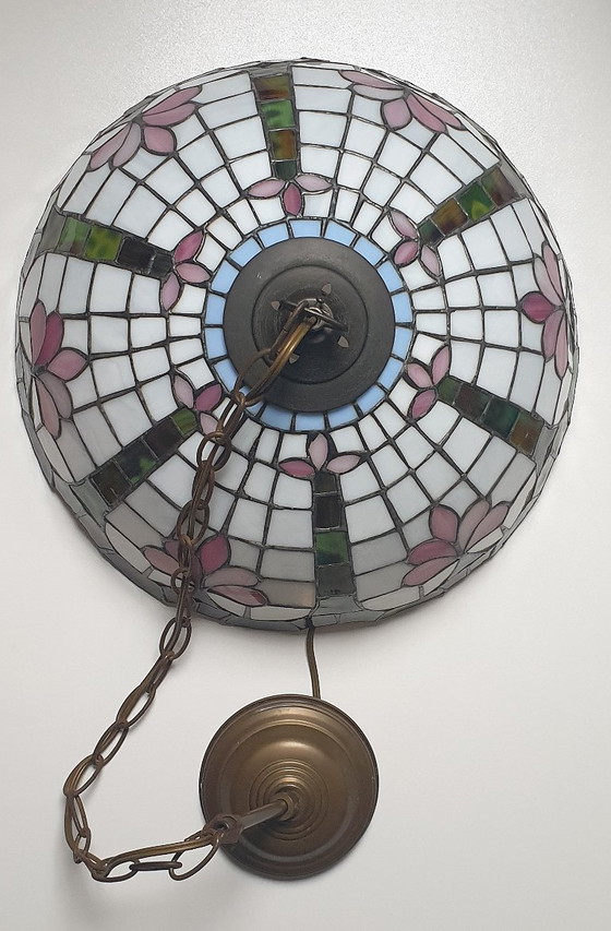 Stained Glass - Tiffany Style Lotus Flower Pendant Lamp (photo 56 of 65)