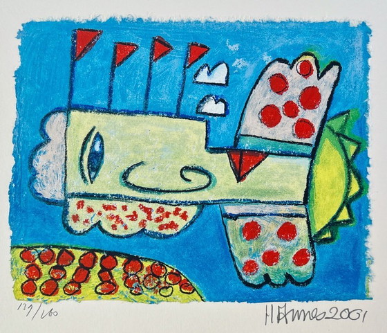 Image 1 of Screen print Hannes Kuiper