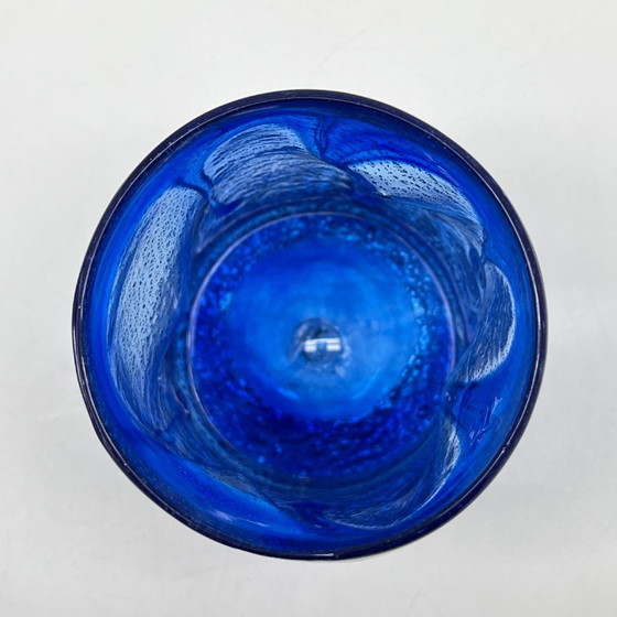 Murano Art Glass Tumbler / Vase – Silver Leaf & Murrines – Hand-blown – Glass & Decanter (photo 12 of 20)