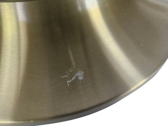 Image 1 of Dijkstra - Fokke Dijkstra - &#39;Flush Mount&#39; - Lámpara de techo de la era espacial - Ámbar - Años 70