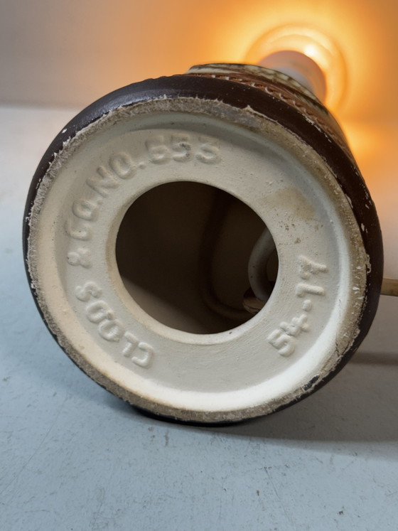 Vintage Danish ceramic table lamp – Cloos & Co. (photo 7 of 7)