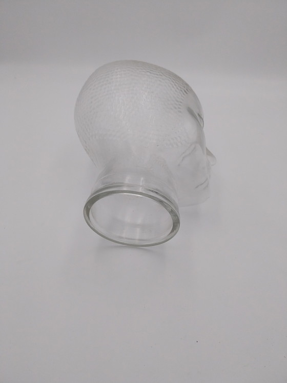 Image 1 of 1 x testa di vetro (cuffie) anni '70, 25 cm di altezza, 15 cm di diametro