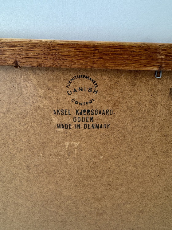 Image 1 of Specchio Aksel Kjersgaard modello 165 in quercia – Semplicità danese di metà secolo