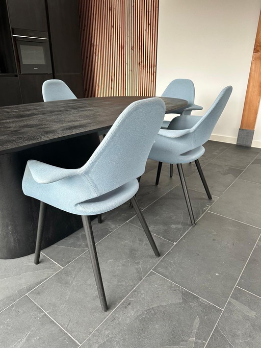 4x Vitra Organic chairs