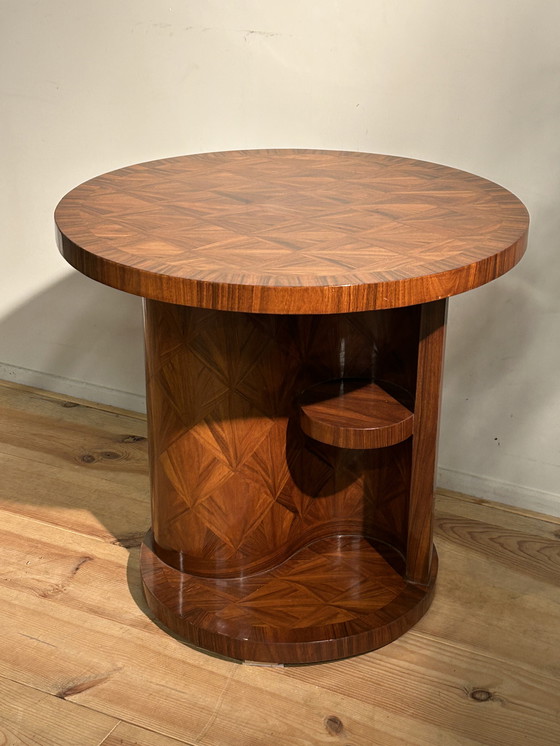 Image 1 of Art Deco Bijzettafel in Pallisander Fineer