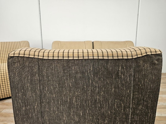 Divano modulare in tessuto a quadri, 1970 – Divani modulari, Tessile (photo 15 of 18)