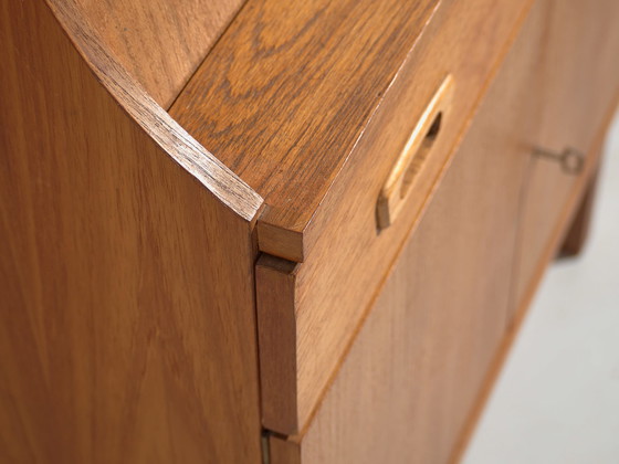 Bureau vintage (c.1960) #47, Bureaux, Bois, Métal, Marron, Scandinavian (photo 14 sur 24)