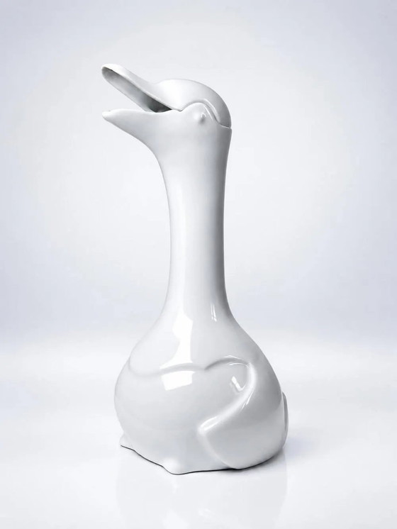 Caraffa in porcellana vintage di Limoges, bianca, modello ispirato a Sandoz. – Bicchieri e caraffe (photo 15 of 15)