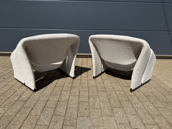 Image 1 of Artifort F580 Groovy armchairs in mint condition!! Pierre Paulin