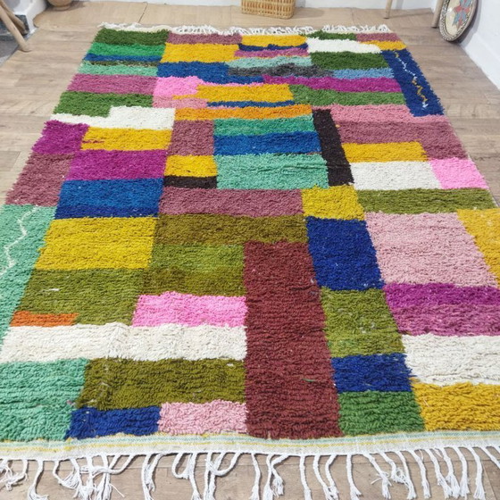 Image 1 of Colorful Abstract Moroccan Rug – Colorful Abstract Moroccan Berber Carpet | 300 × 213 cm