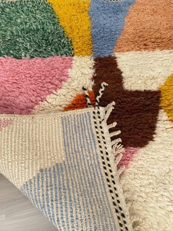 Image 1 of Tapis berbère beni ouraine traditionnel länge 150/350 cm