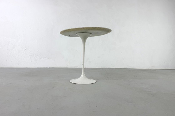 Side Table/Gueridon Tulip by Eero Saarinen for Knoll International - 1960s – Aluminium (photo 11 of 11)