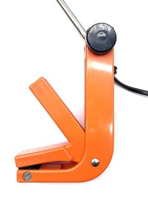 Image 1 of 2 vintage oranje cliplampen van REVUE, 1970
