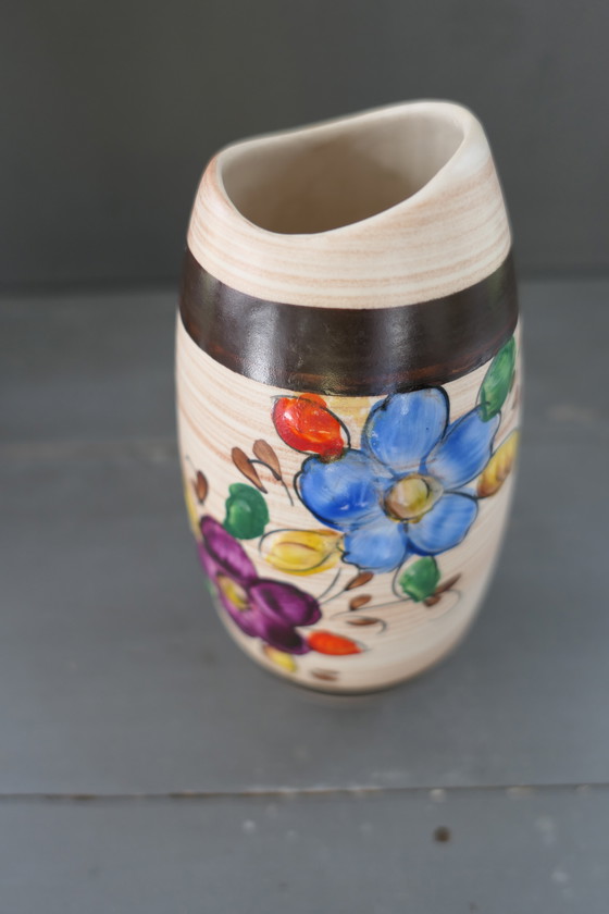 Image 1 of Vintage H. Bequet Quaregnon Vaas 489