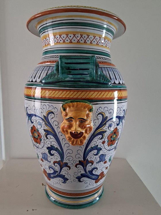 Image 1 of Deruta umbrella stand