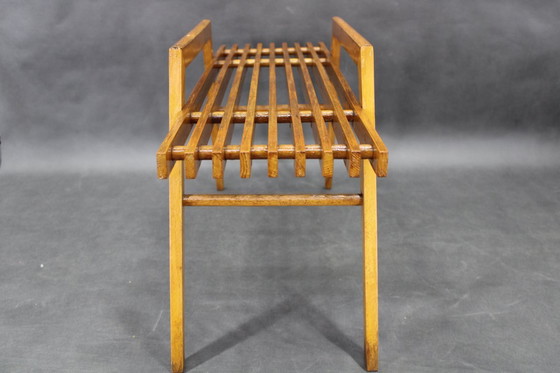 Image 1 of 1960er ULUV Blumenständer aus massiver Buche, Tschechoslowakei