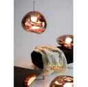 Lámpara colgante Melt de Tom Dixon, cobre, 50 €