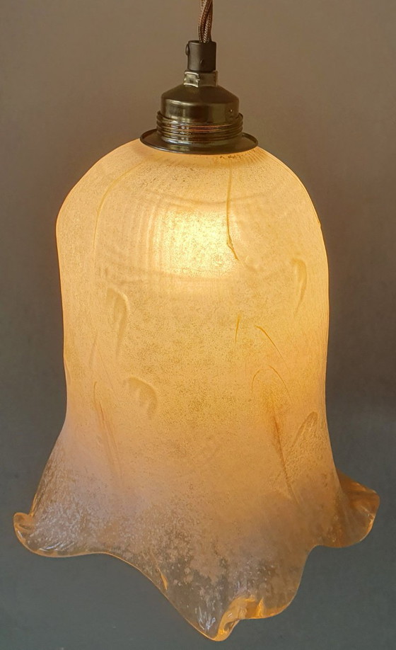 Image 1 of Set van 2 Vintage Murano hanglampen - Mid Century - Italy