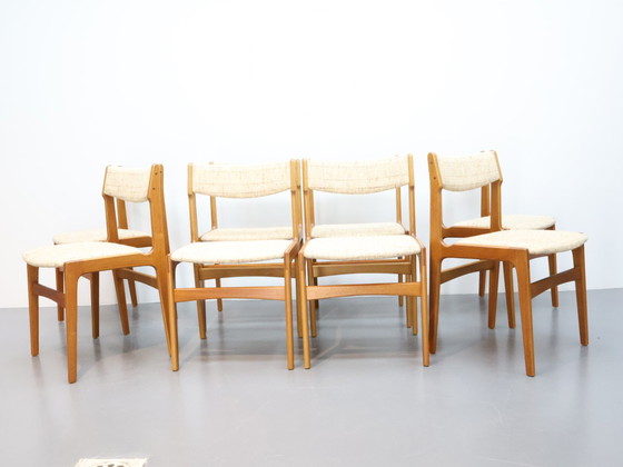 Image 1 of Set Of 8 Chairs Danish Design