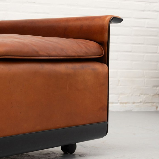 Dieter Rams Vitsoe Tweezitsbank 70's – 2 zitsbanken, Plastic, Leather (photo 8 of 11)
