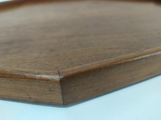 Image 1 of Vassoio da portata in legno vintage anni '60 (ottagonale/rettangolare)