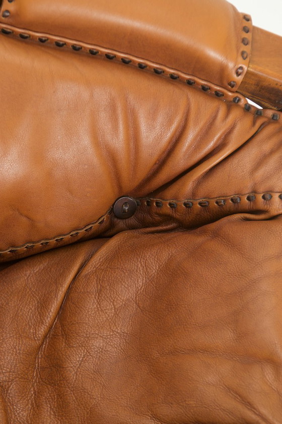 Image 1 of Italian brutalist two-seater sofa by Luciano Frigerio