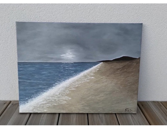 Image 1 of Huile Sur Châssis Entoilé - Format 61x46cm