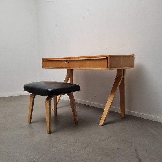 Image 1 of Conjunto de tocador y taburete de Cees Braakman para UMS Pastoe, 1955