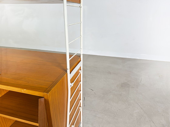 Image 1 of DDR ladder shelf Sybille Vintage wall shelf Midcentury Stralsund II
