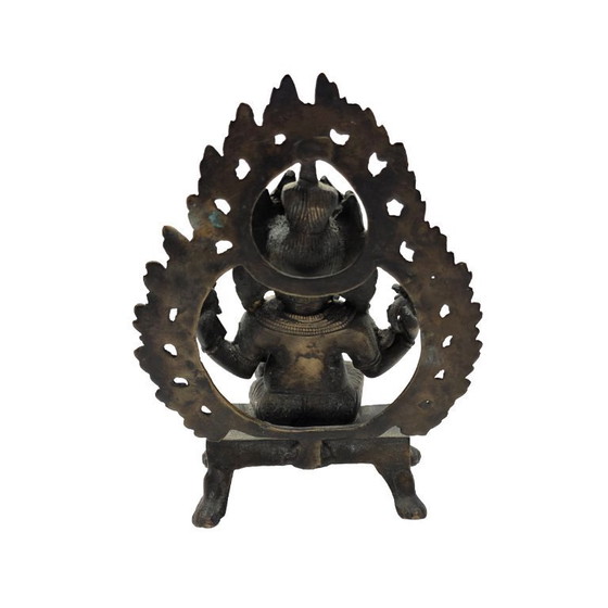 Image 1 of Statue de Ganesh en bronze vintage