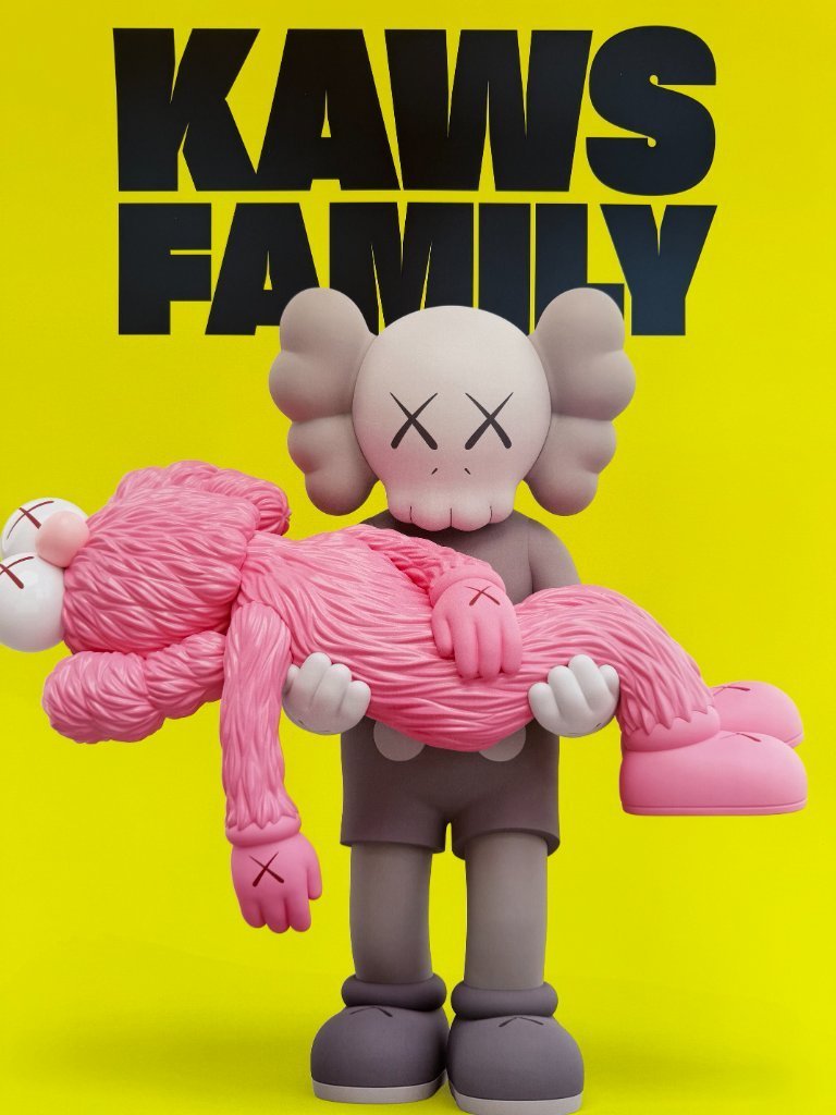 KAWS x NGV Exhibition Poster Gone 額付き KAWS – Gone, 2020, Exhibition Poster (2025), Copyright Kaws
