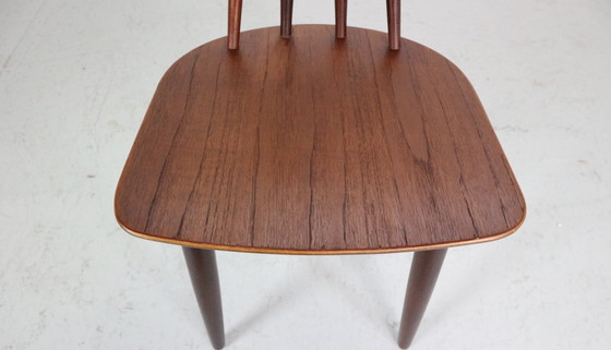 Image 1 of Set di sei sedie da pranzo Poul Volther