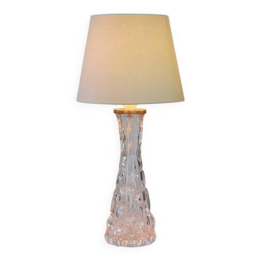 Carl Fagerlund Crystal Glass Table Lamps. Orrefors, Sweden
