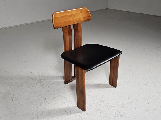 Image 1 of Ensemble de 4 chaises de salle à manger Mario Marenco, Mobil Girgi, 1970
