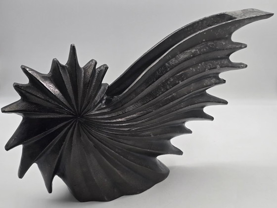 Image 1 of Set Of 2 Large Aluminum Vases, Falling Star