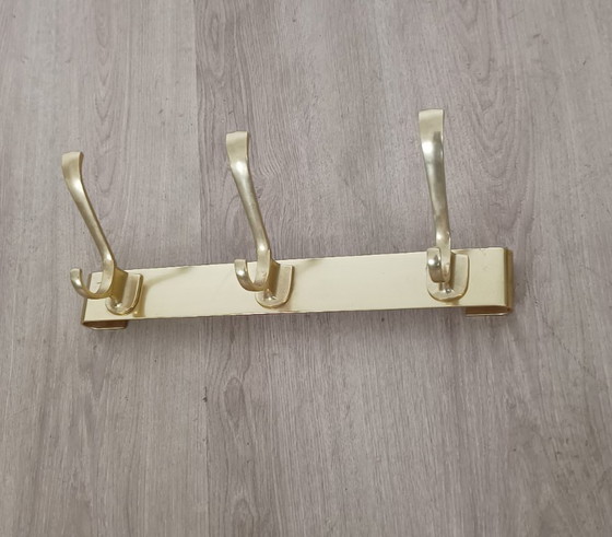 Fifties Brass Coat Rack (photo 4 of 7)