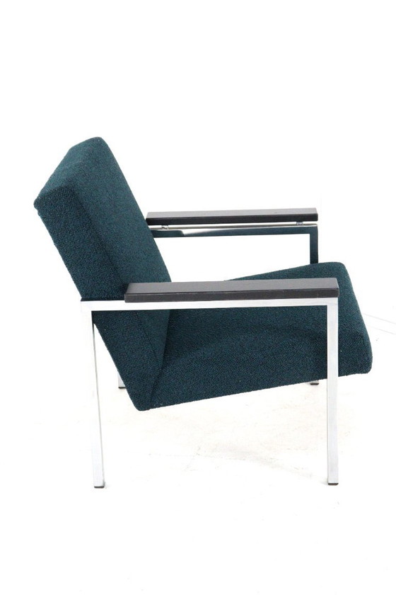 Image 1 of Gijs van der Sluis fauteuil no 30 stoel nieuw gestoffeerd vintage