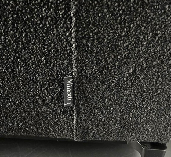 Image 1 of Minotti Andersen Divano angolare 240x330cm tessuto "Sable" bouclè