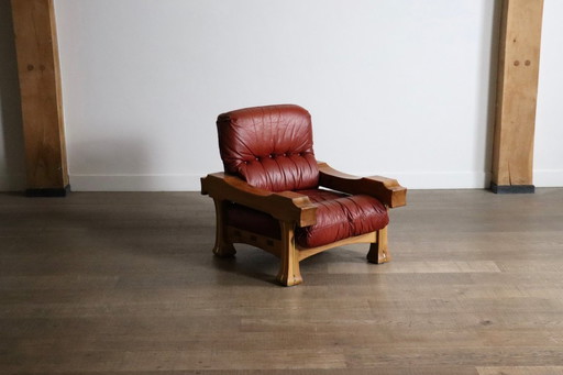 Chaise longue Hussar de Luciano Frigerio, Italie, 1970