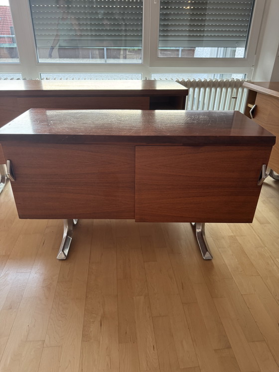 Image 1 of Complete Wilhelm Renz Mid-Century conference set, 1970s (chairs, tables, sideboards)